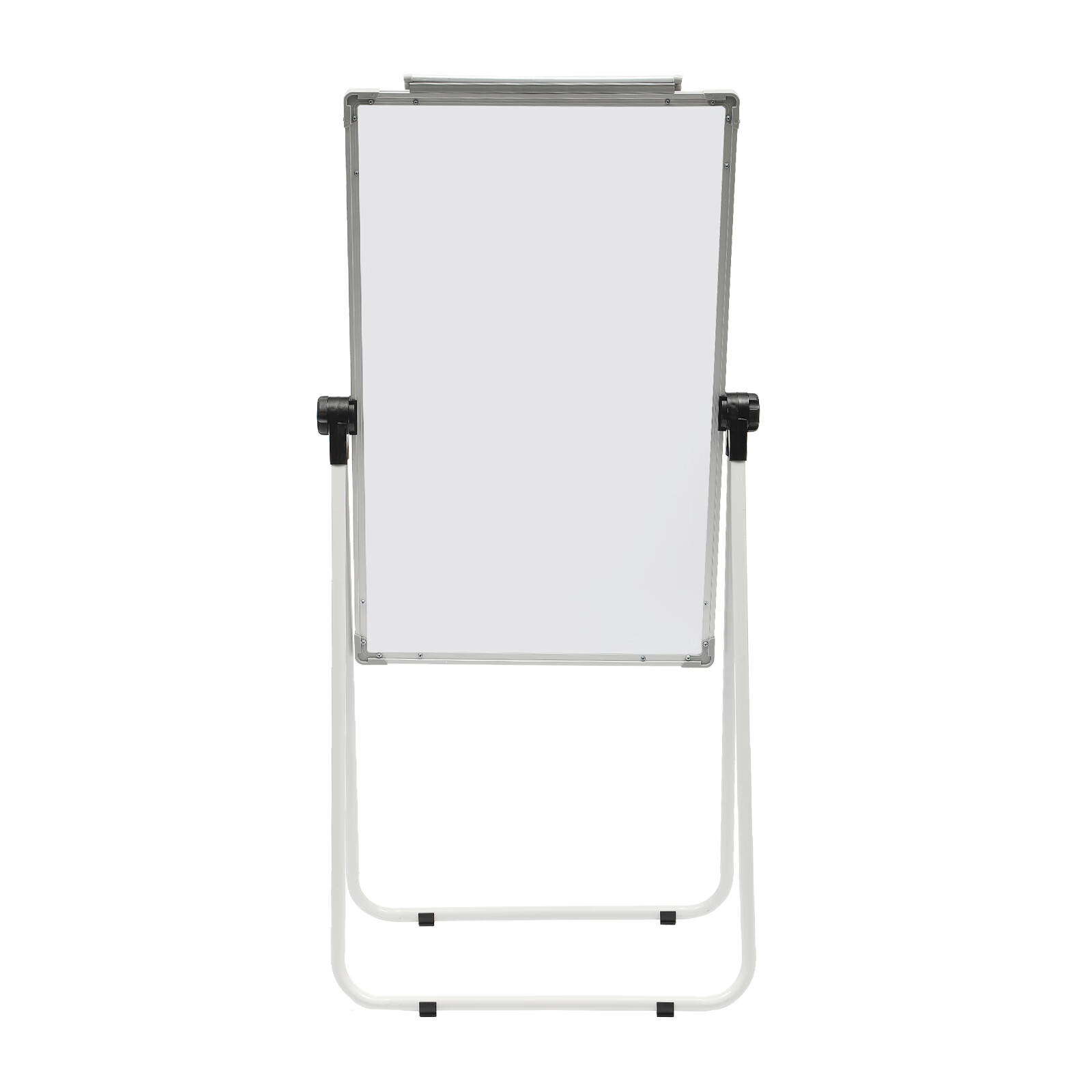 Loyalheartdy 36x24In Portable Whiteboard Double Sided Magnetic Dry Erase Board Standing Adjustable White Board w/Marker Pen, White