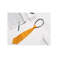 thumbnail image 5 of CORBATA ANUDADA PREVIA INSPIRADA EN EL DÍA DEL PADRE, CORBATA ANCHA AJUSTABLE DE COLOR SÓLIDO NARANJA 35cm/13.8', 5 of 5