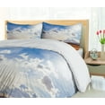 thumbnail image 5 of Ambesonne Western Duvet Cover Set, Horse Valley Sky View, 2-Calking, Cream Blue, 5 of 7