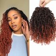 thumbnail image 1 of Datanala Yanky Twists Crochet Braiding Hair 14 Inch 9 Packs Crochet Hair with Curls Micro Spring Twists Crochet Hair Pre-looped Curly Crochet Braids Hair E, 1 of 6