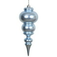 thumbnail image 1 of Vickerman N150672DMV Vickerman 14" Steel Blue Matte Finial Christmas Ornament, 1 of 1