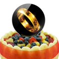 thumbnail image 5 of Acrylic Lord of the Rings The One Ring Cake Topper Party Decoration for Wedding Anniversary Birthday Graduation, 5 of 7