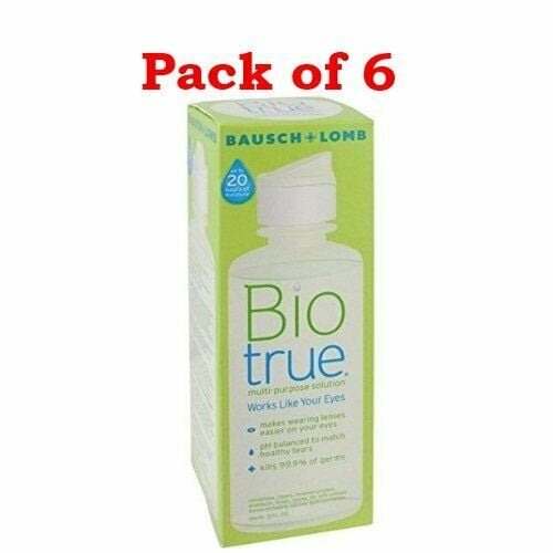 Bausch & Lomb Biotrue Multi-Purpose Travel Solution, 6 Count