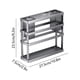 thumbnail image 3 of Portacuchillos y organizador de utensilios de cocina de acero inoxidable | Almacenamiento multicompartimento para cuchillos, cucharas, tenedores y palillos | Cubiertos de encimera con bandejas, 3 of 6