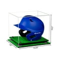 thumbnail image 2 of Versatile Clear Acrylic Display Case - Medium Rectangle Box with Green Risers and Turf Base 12.25" x 10" x 10.5" (V22), 2 of 2