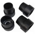 thumbnail image 3 of Paquete de 10 puntas para patas de trampolín, de goma antideslizante, fáciles de instalar, de látex resistente para patas redondas de 2,5 cm, color negro., 3 of 5