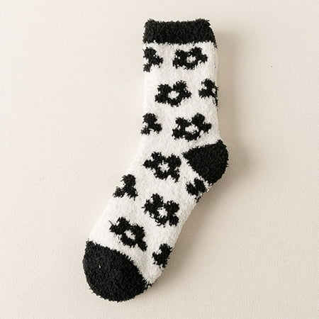 

5 pairs Women Casual Animal Print Cotton Pattern Lady Socks Tube Comfortable Socks womens socks Color random