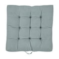 thumbnail image 2 of Sorra Home Silver Square Floor Pillow with Handle 24 in x 24 in x 5 in, 2 of 4