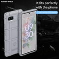 thumbnail image 3 of Slim Fit Phone Case for Google Pixel 6a, Rugged Shield Durable Phone Case with Military Grade Shockproof Protection and Screen Camera Protective Cover for Google Pixel 6a, HD Gray, 3 of 8