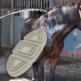 thumbnail image 1 of Cepillo para caballos shamjiam herramienta de fregado portátil y ligera color gris, 1 of 8