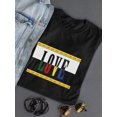 thumbnail image 3 of Love Square. Shaped T-Shirt Women -Image by Shutterstock, Female Large, 3 of 4