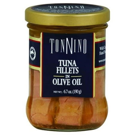 (2 Pack) Tonnino Tuna Fillets in Olive Oil, 6.7 oz (Best Tuna In Olive Oil)