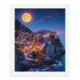 thumbnail image 5 of Paint By Numbers Kit for Adults Beginner - DIY Moonlit Coastal Village Scene Canvas Painting Kits for Adults, Frameless Paint By Number for Adults for Home Wall Decor 16x20 Inch, 5 of 7