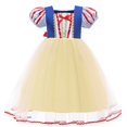 thumbnail image 3 of Vestido de Blancanieves para cosplay para niñas, disfraz de Halloween, carnaval, fiesta de cumpleaños, vestido de princesa, disfraz de fiesta para niñas pequeñas, 3 of 5