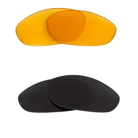 Best SEEK Replacement Lenses for Oakley Sunglasses MONSTER DOG Black HI Yellow