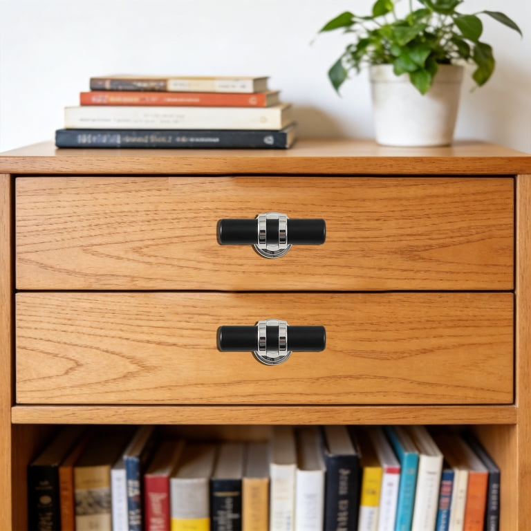 modern hardware for dresser I love how timeless this style of dresser is. The modern hardware and the elegant Coal Black by @fusionmineralpaint brought this dresser back to the 21st century. SOLD #redeemedheartwood #furnituretransformation #furnitureartist #