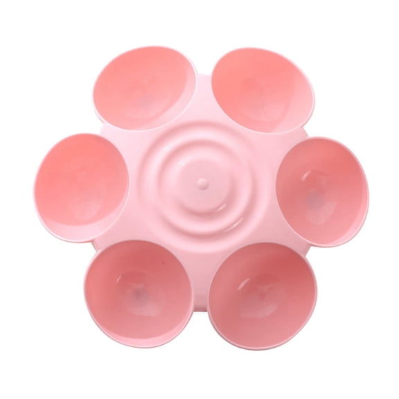Cat Bowls Cat Food Water Bowls Dishes Multi-Cat Feeder 6-Meal Kitten Food Bowl Multiple Cat Dinner with 6 Cat Bowls Kitty Cat Bowls Set Double Feeding Bowl Litter Food Feeding Weaning Feeder