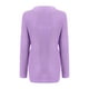 thumbnail image 5 of Suéter de cuello redondo para mujer, moda informal, manga larga, color liso, suéter de manga larga, suéter para mujer, 5 of 6