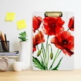 thumbnail image 6 of FMSHPON Poppies Flowers Clipboard Hardboard Wood Nursing Clip Board and Pull for Standard A4 Letter 13x9 inches, 6 of 8