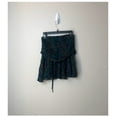 thumbnail image 4 of Free People Women's Saturday Sun Ruched Mini Skirt Dark Green Size 2, $78 NWT, 4 of 4