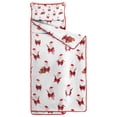 thumbnail image 2 of White Christmas Santa Pattern Toddler Nap Mats for Kids Preschool,60"x20" Sleeping Mat Bag or Kids,Toddler Sleeping Bag,Toddler Nap Mat or Daycare, 2 of 6