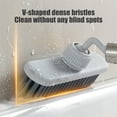 thumbnail image 5 of Grout Brush with Long Handle, Swivel Cleaning Scrubber - Extendable Durable Handle Grout Cleaner Brush for Bathroom, Tile, Baseboard, Corner & Narrow Space, 5 of 6