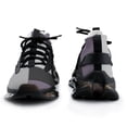 thumbnail image 3 of Modern Art Purple Gray Black Geometric Walking Shoes for Men Woman Lightweight Tennis Fashion Elastic Sports Shoes Cushion Basketball Shoes, 3 of 7