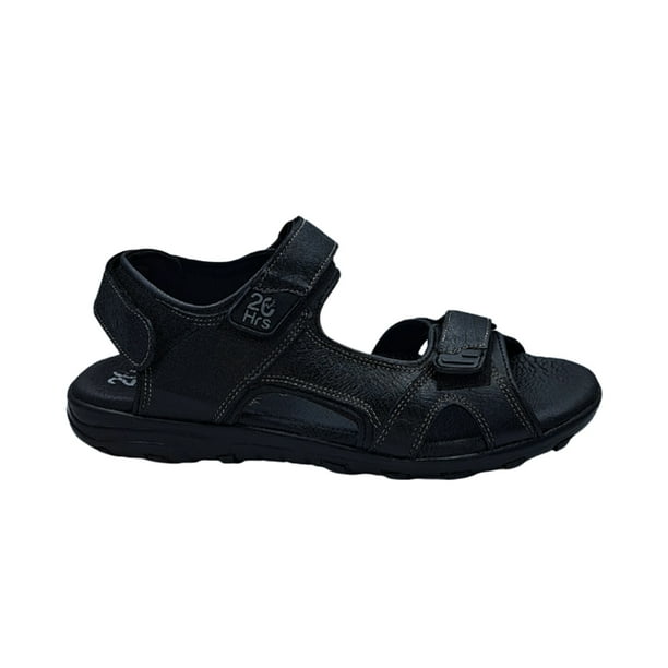 Sandalia Huarache 20 Horas Modelo 412 Piel Negro Caballero