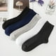 thumbnail image 2 of Calcetines de hombre hasta media pantorrilla de moda de verano medias finas absorbentes de sudor deportes de verano calcetines largos de algodón blancos y negros para hombre, 2 of 4