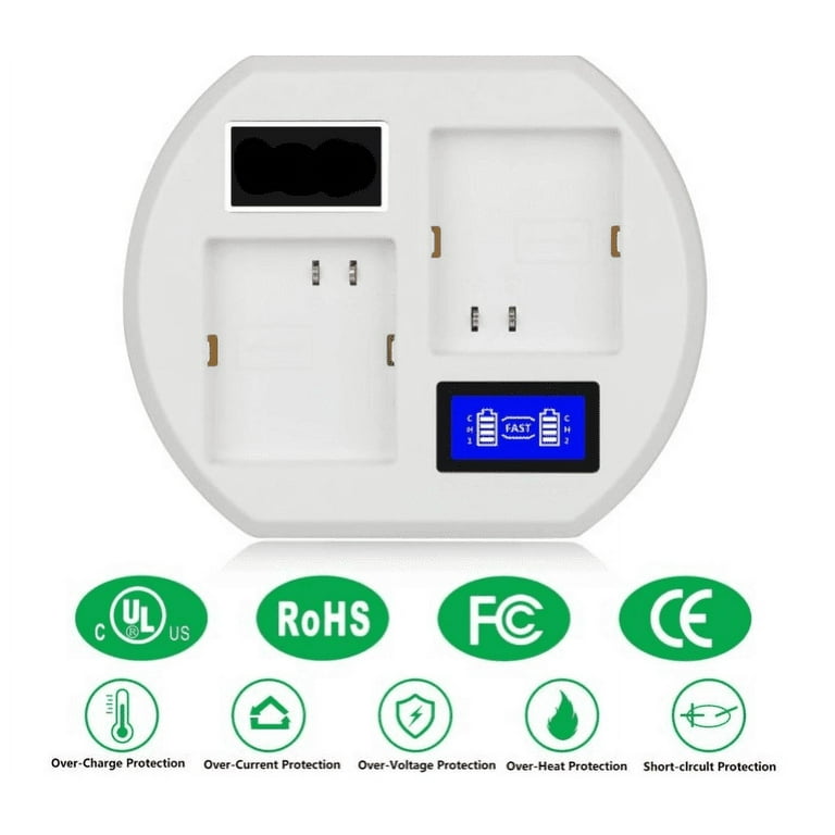 Upgraded Charger Station for Arlo, Dual Rechargeable Batteries and