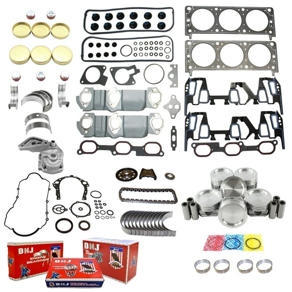 DNJ EK3150M Master Engine Rebuild Kit Fits Cars & Trucks 1999-1999 Chevrolet Oldsmobile Cutlass Malibu 3.1L OHV V6 12V 189cid