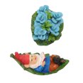 thumbnail image 5 of Gnomos De Jardinería En Miniatura: Juego De Estatua Y Accesorios De Gnomo De Jardín De 2 Piezas, Libro De Lectura, Estatua De Arbusto De Flores De Gnomo De Jardín, Estatuilla De Gnomo, Decoraciones Pa, 5 of 5