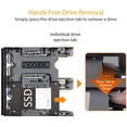 thumbnail image 4 of ICY DOCK Support Flex-FIT Quattro MB344SP 4 x 2.5 HDD/SSD pour Baie Externe 5.25 Pouces, 4 of 5