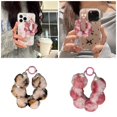 thumbnail image 2 of Leopard Print Plush Wrist Keychain Decoratiive Wristband For Fashion Enthusiasts, 2 of 8