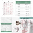 thumbnail image 6 of Pink Coastal Balloon Curtains for Windows, Bedroom Curtains 54 Inch Length, Starfish Nautical Ocean Sea Wooden Tie Up Curtains Panels Thermal Insulated Bathroom Curtains Window 42"x54", 6 of 8