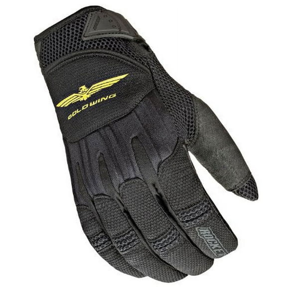 Joe Rocket Skyline Women's Mesh Street Racing Motorcycle Gloves - Black/Black / Small