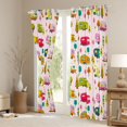 thumbnail image 3 of Erosebridal Cartoon Adventure Car Black Out Curtains For Boys Girls,Kids Teens Happy Camping Curtains Pack of 2 (42x63 Each), 3 of 6