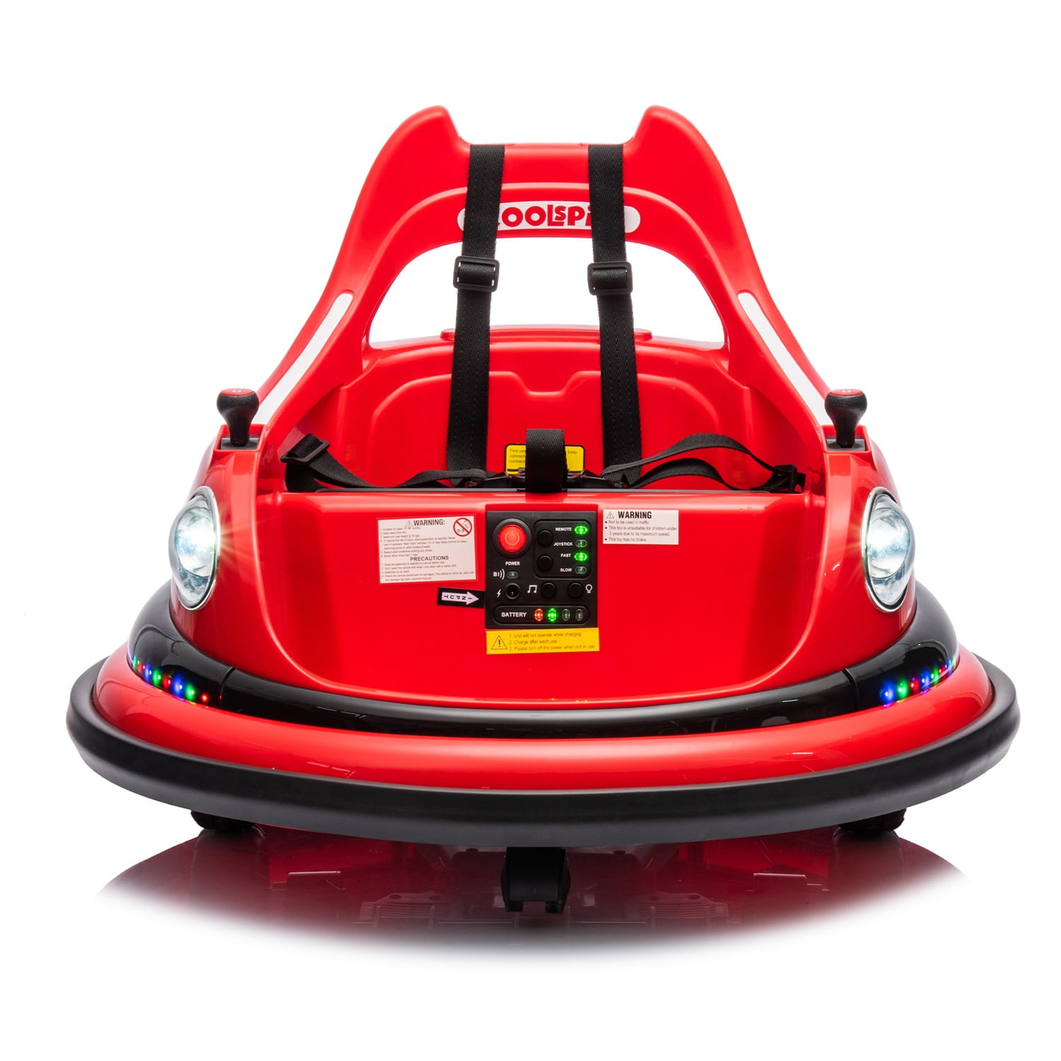 CIPACHO 12V Ride On Electric Bumper Car for Kids & Toddlers, Baby Bumping Toy Cars Gifts for 18 Months, Red CIPACHO 12V Ride On Electric Bumper Car for Kids & Toddlers, Baby Bumping Toy Cars Gifts for 18 Months, Red