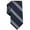 Blue - black, variant on bar III Mens Stripe Self-tied Necktie, Blue, One Size