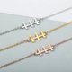 thumbnail image 5 of Angel Number Bracelets For Women Old English Stainless Steel 111 222 333 444 999 Foot Bracelet Anklets Beach Boho Jewelry Gift, 5 of 5