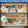 thumbnail image 4 of YANI -Spice Rack Organizer 3 Tier Expandable Non Slip Shelf Kitchen Cabinet Cupboards, 4 of 6