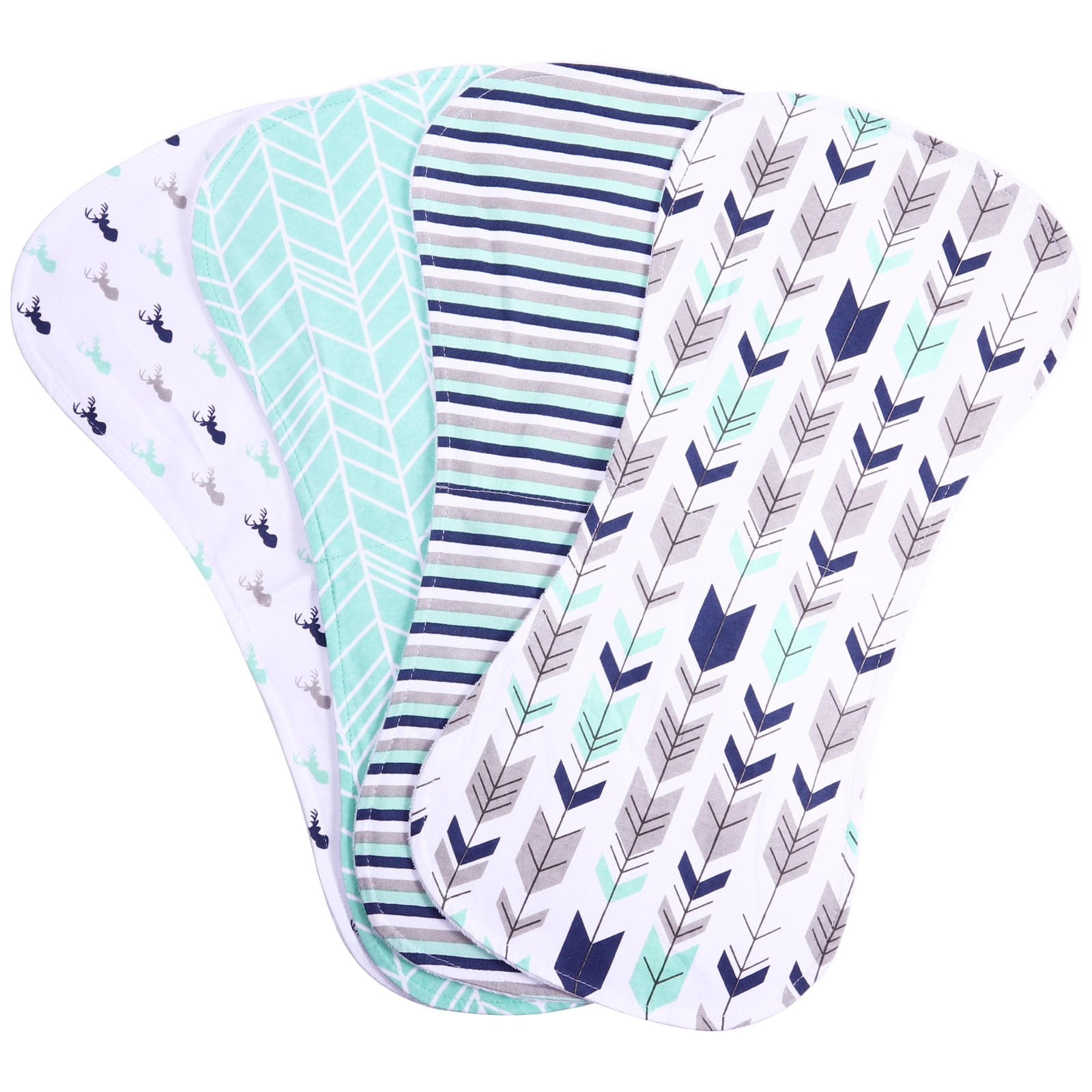NUOLUX Baby Burp Cloths Bib Bibs Muslin Newborn Infant Meal Wipes