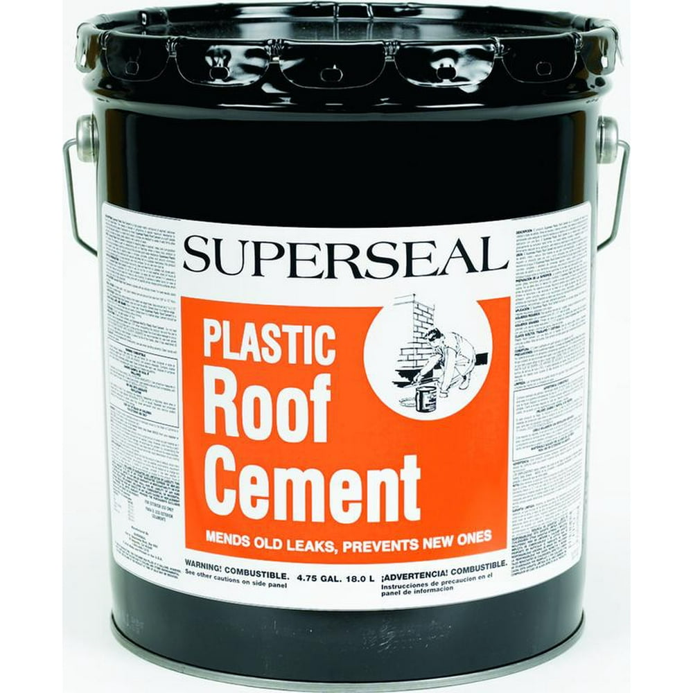 CEMENT ROOF PLASTIC BLK 4.75G