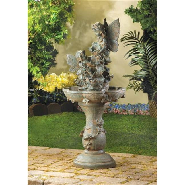 Zingz & Thingz 57070060 Fairies Solar Powered Outdoor Garden Water Fountain by Zingz & Thingz
