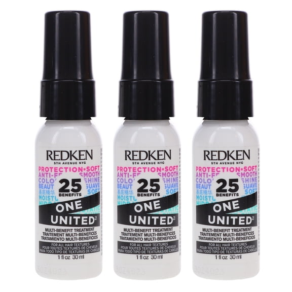 Redken 25 Benefits One United All-in-One Multi-Benefit Treatment 1 oz 3 Pack