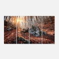 thumbnail image 2 of Rocky Red Autumn Forest - Landscape Photography Canvas Art Print, 2 of 3