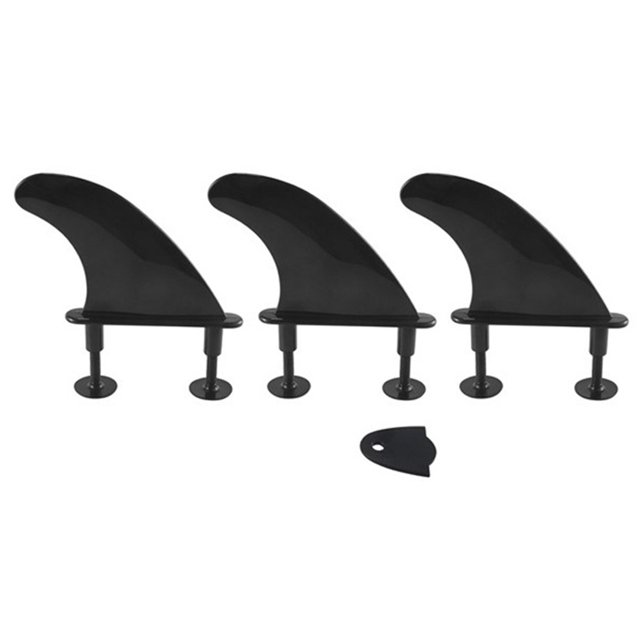 Juego de aletas de tabla de Surf suaves y ligeras, 3 uds., para tabla de Surf, Softboard