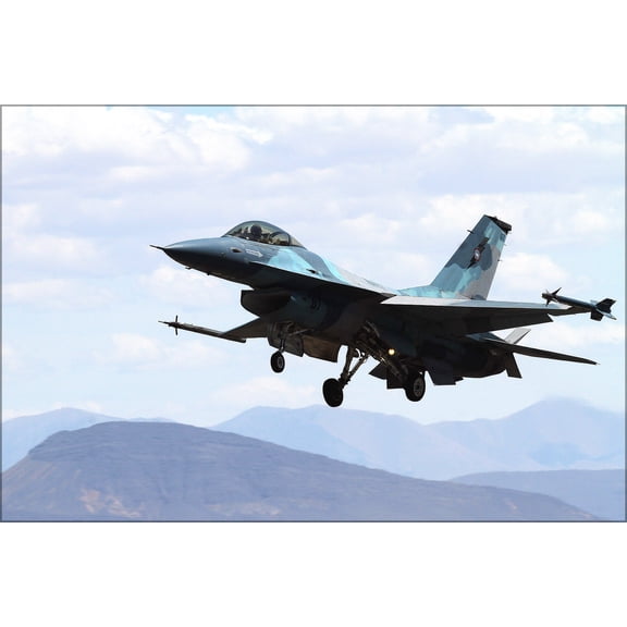 24"x36" Gallery Poster, F-16A Viper Naval Strike Air Warfare Center (NSAWC)