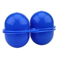 thumbnail image 2 of Portador de Huevos de Plástico Portátil, Caja de Almacenamiento, Contenedor para PÍcnic al Aire Libre, Uso en Acampada, Azul, Naranja, Capacidad para 2 Huevos, 2 of 7