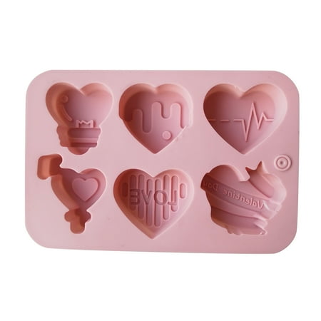 

ZHUASHUM Cake Mold Valentine S Tool Molds Silicone Chocolate Diy Cake Love Day Baking Cake Mould Kitchen Accessories